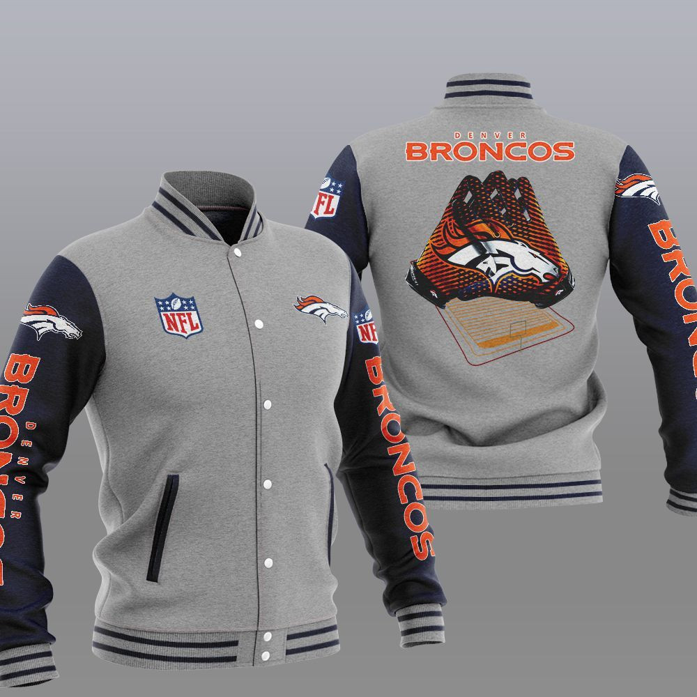 Denver Broncos Varsity Baseball Jacket for Men & Women | NFL Team Fan Gift