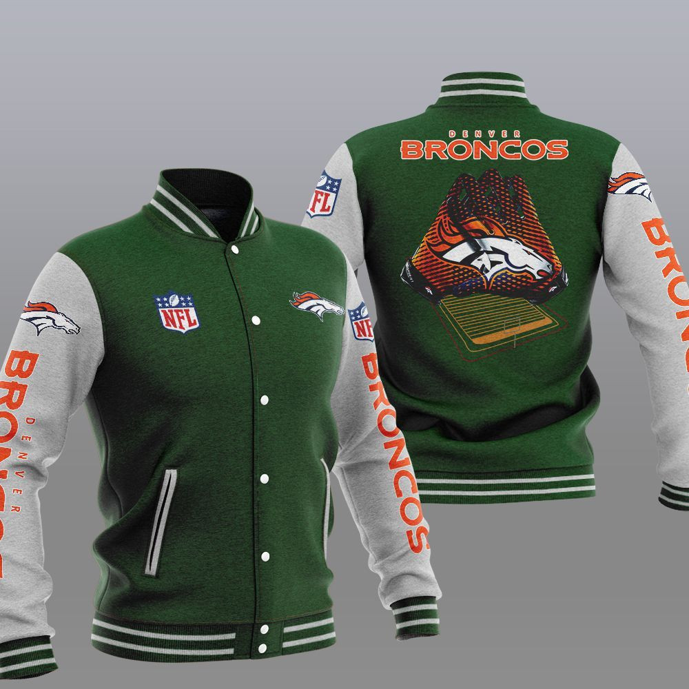 Denver Broncos Varsity Baseball Jacket for Men & Women | NFL Team Fan Gift