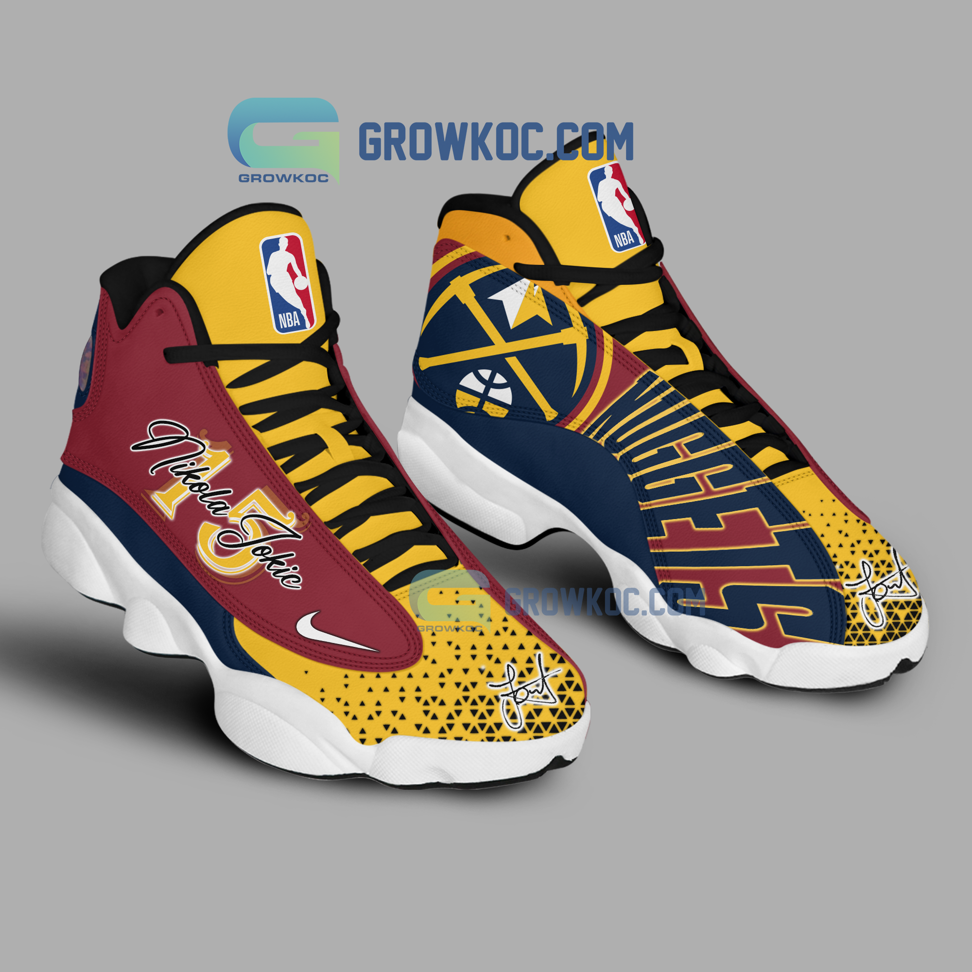 Denver Nuggets JD13 Sneakers Shoes for Men & Women | Custom Fan Gift