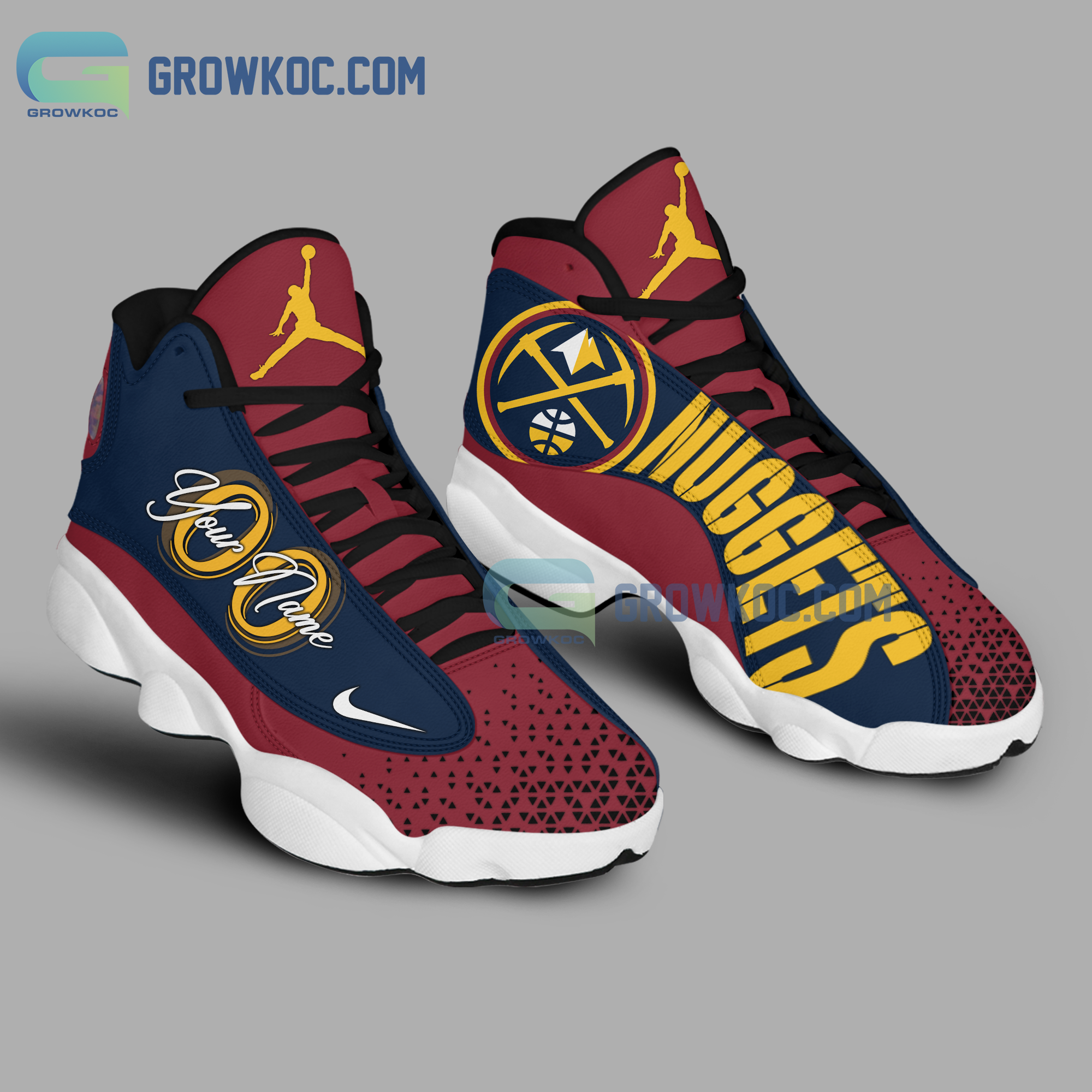 Denver Nuggets JD13 Sneakers Shoes for Men & Women | Custom Fan Gift