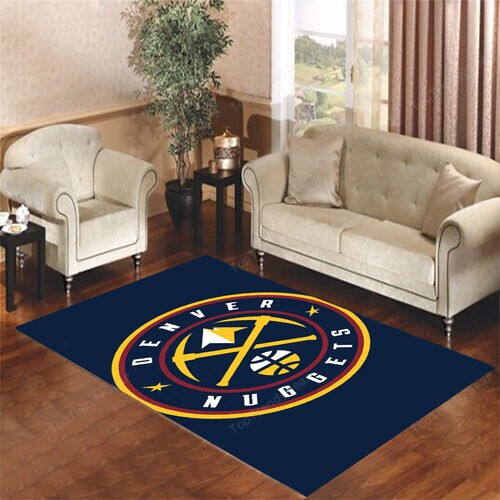 Denver Nuggets Rectangle Area Rug – Full Print Carpet For Living Room & Bedroom Home Decor