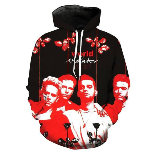 Depeche Mode 3D All Over Print Hoodie & Zip Hoodie