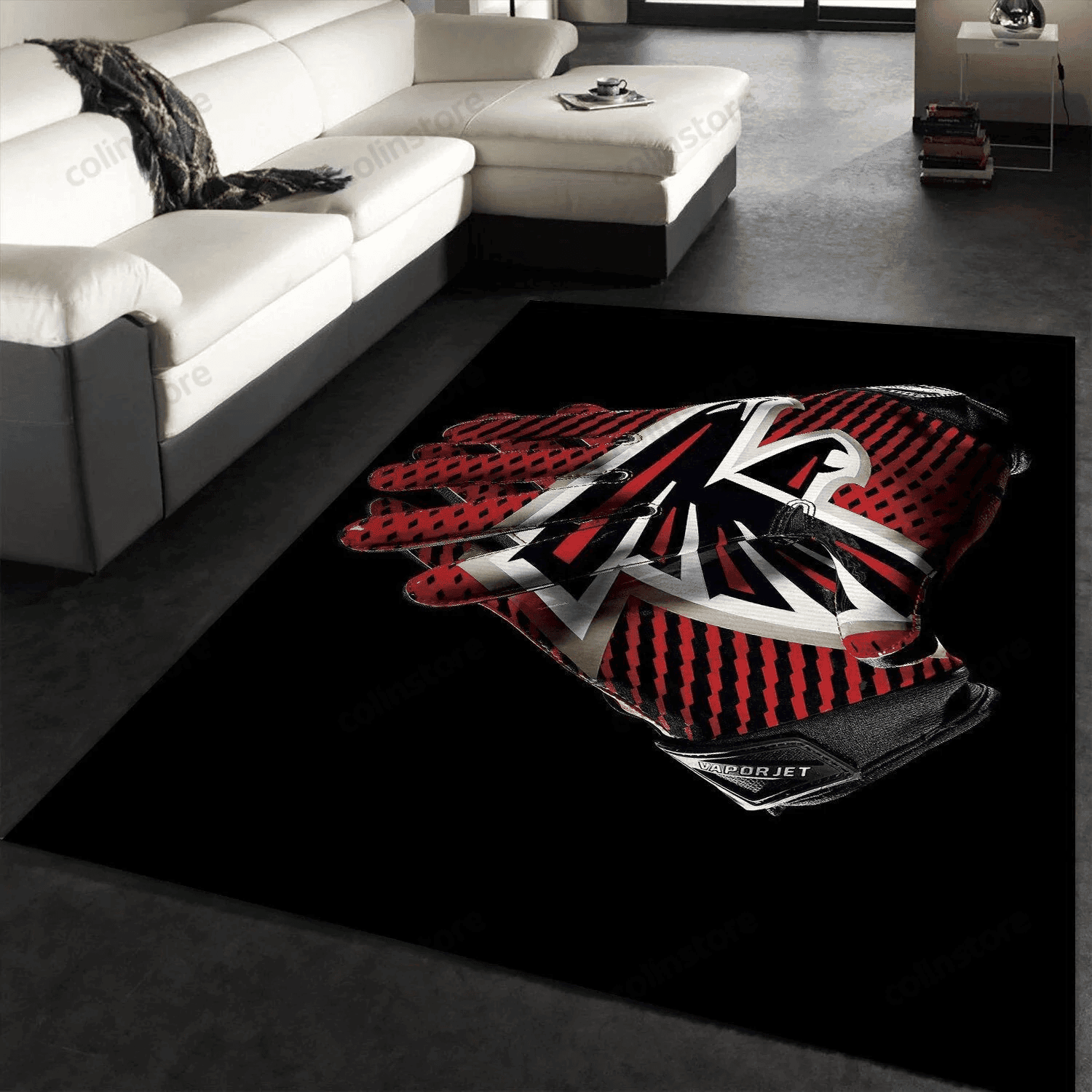 Desktop Atlanta Falcons Hd Rug Rectangle Area Rug – Full Print Carpet For Living Room & Bedroom Home Decor