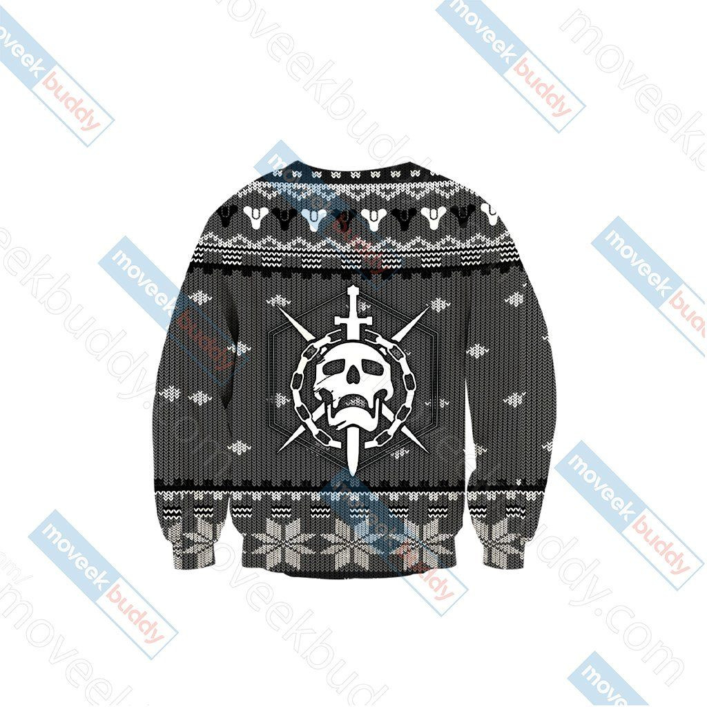 Destiny 2 Winter Style For Unisex Ugly Christmas Sweater - Image 3