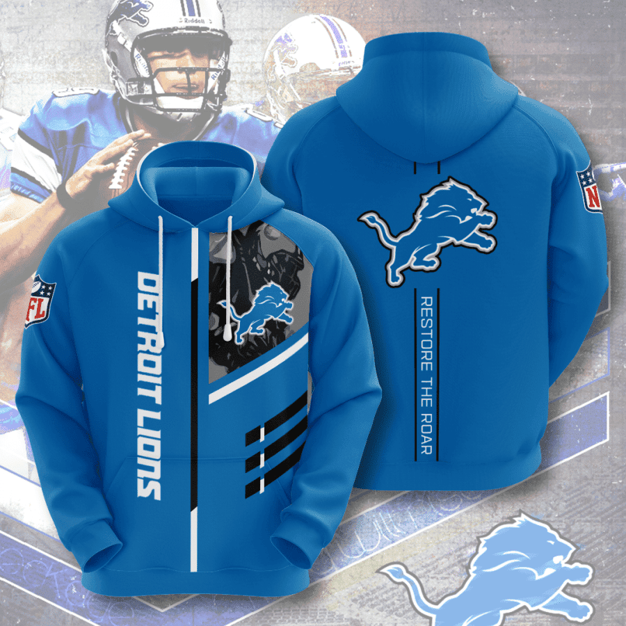 Detroit Lions 3D All Over Print Hoodie & Zip Hoodie