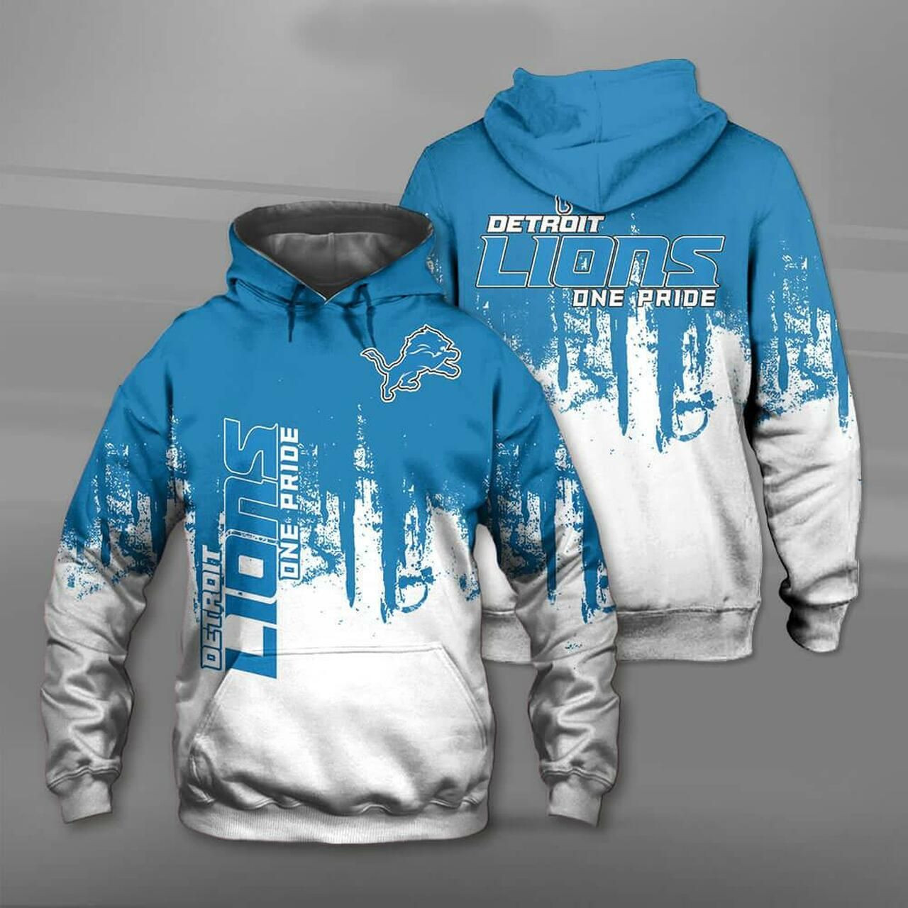 Detroit Lions 3D All Over Print Hoodie & Zip Hoodie
