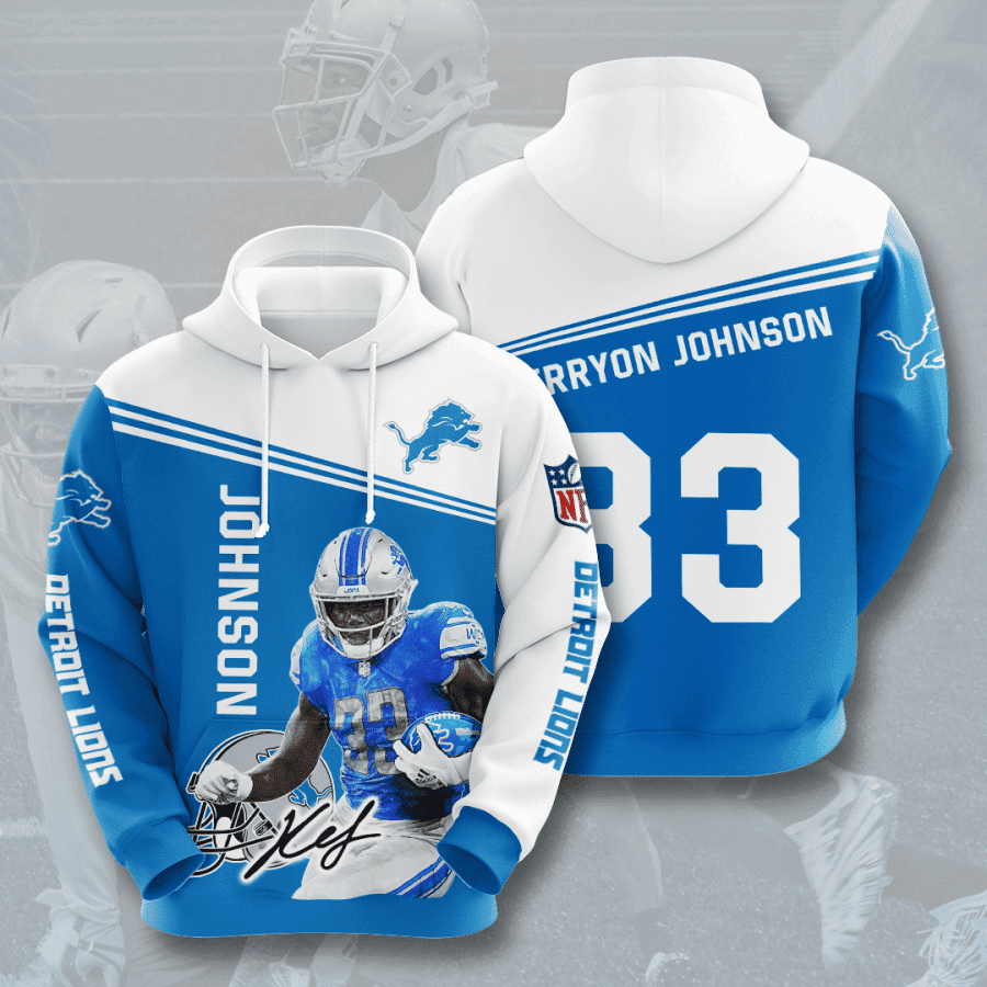 Detroit Lions 3D All Over Print Hoodie & Zip Hoodie