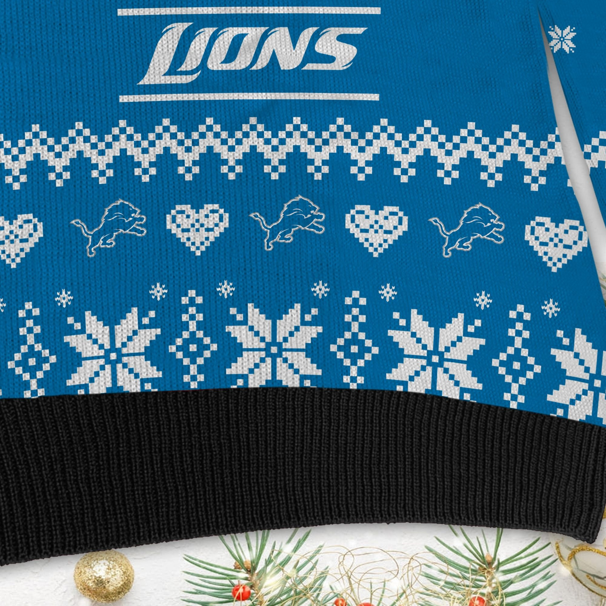 Detroit Lions Cute The Snoopy Show Football Helmet 3D Ugly Christmas Sweater Perfect Holiday Gift - Image 4