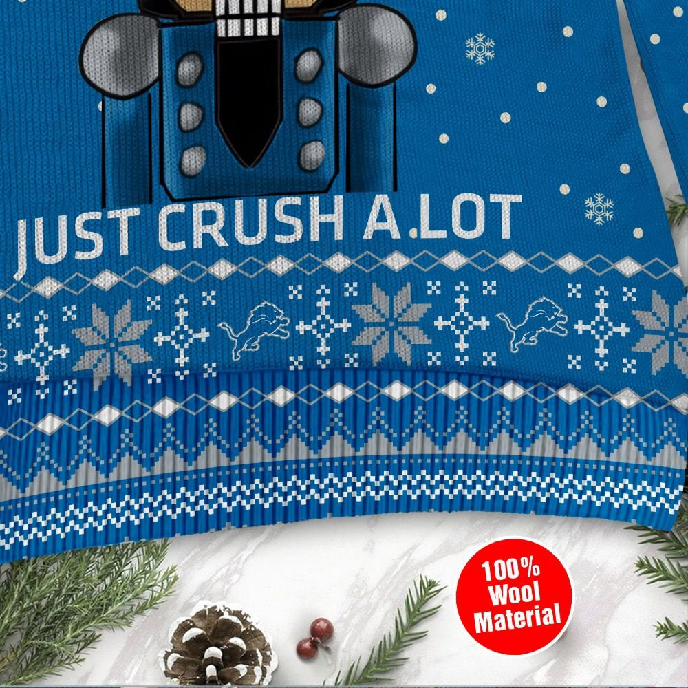 Detroit Lions I Am Not A Player I Just Crush Alot Ugly Christmas Sweater Perfect Holiday Gift - Image 4