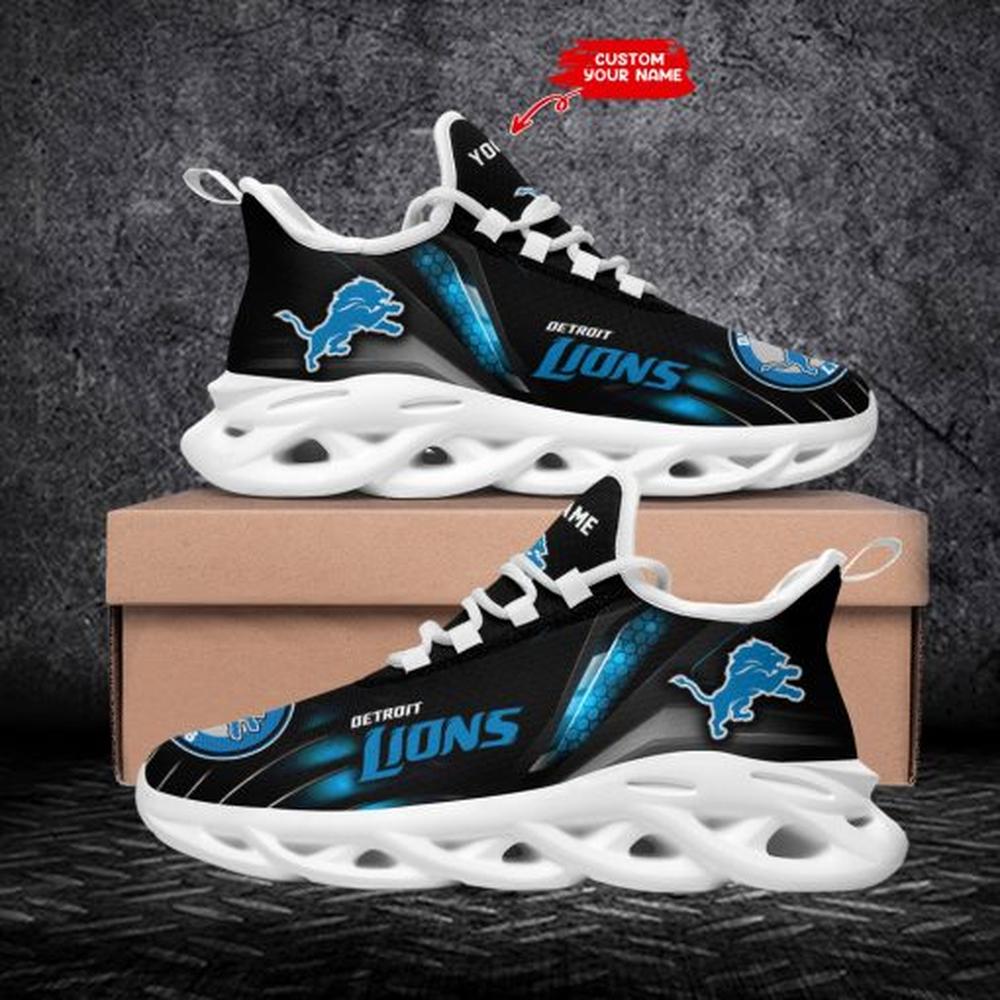 Detroit Lions Max Soul Shoes Sneakers for Men And Women – NFL Football Fan Shoes, Team Sneakers - Image 5