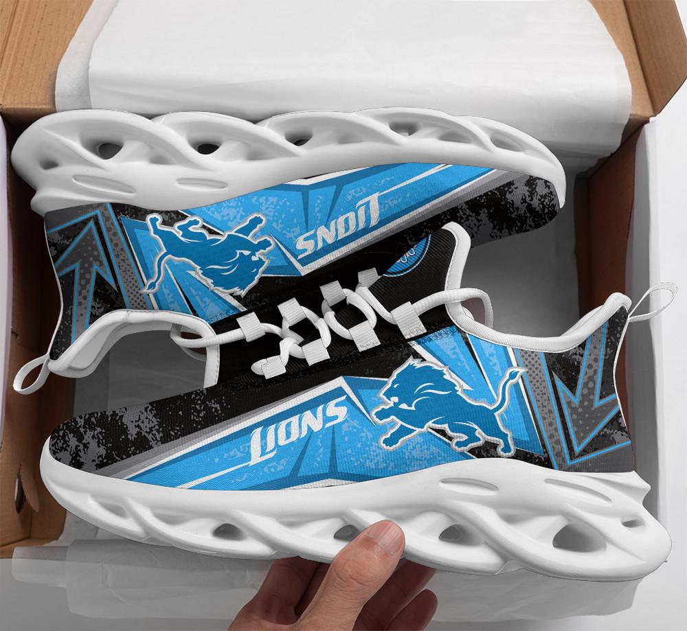 Detroit Lions Max Soul Shoes Sneakers for Men And Women – NFL Football Fan Shoes, Team Sneakers - Image 3