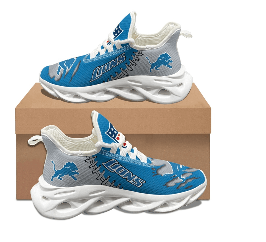 Detroit Lions Max Soul Shoes Sneakers for Men And Women – NFL Football Fan Shoes, Team Sneakers - Image 7