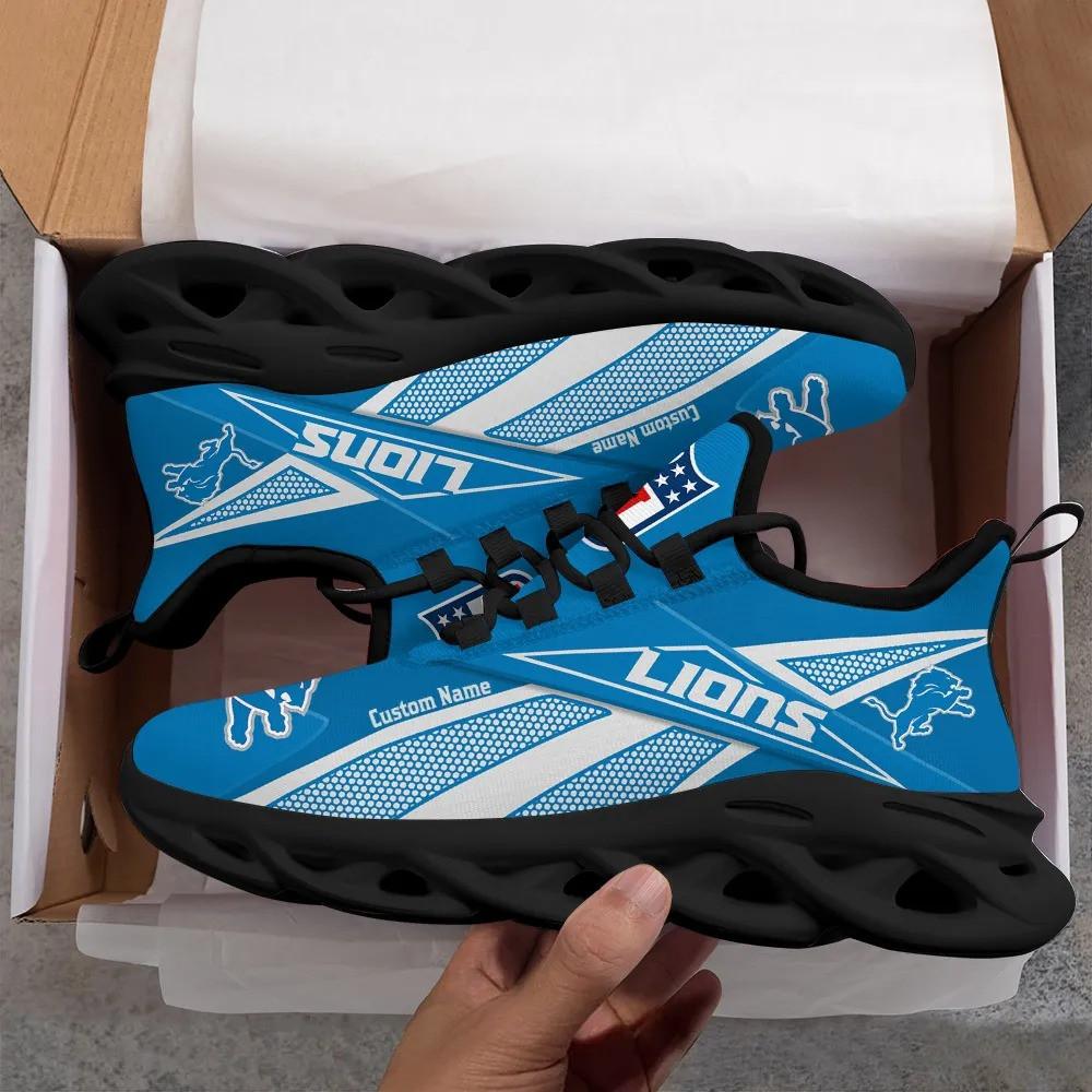 Detroit Lions Max Soul Shoes Sneakers for Men And Women – NFL Football Fan Shoes, Team Sneakers - Image 3