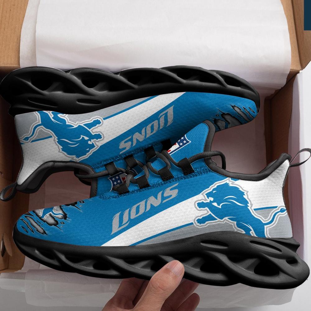 Detroit Lions Max Soul Shoes Sneakers for Men And Women – NFL Football Fan Shoes, Team Sneakers - Image 4