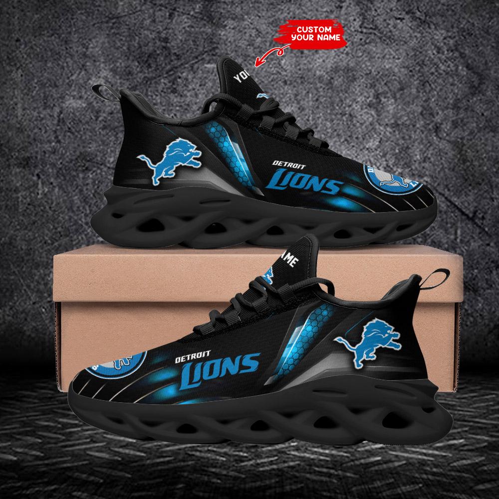 Detroit Lions Max Soul Shoes Sneakers for Men And Women – NFL Football Fan Shoes, Team Sneakers - Image 3