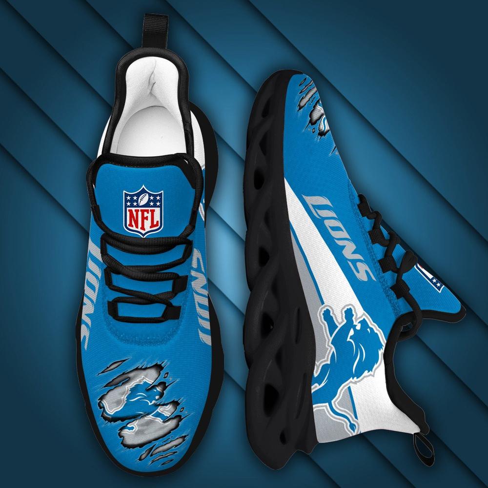 Detroit Lions Max Soul Shoes Sneakers for Men And Women – NFL Football Fan Shoes, Team Sneakers - Image 5