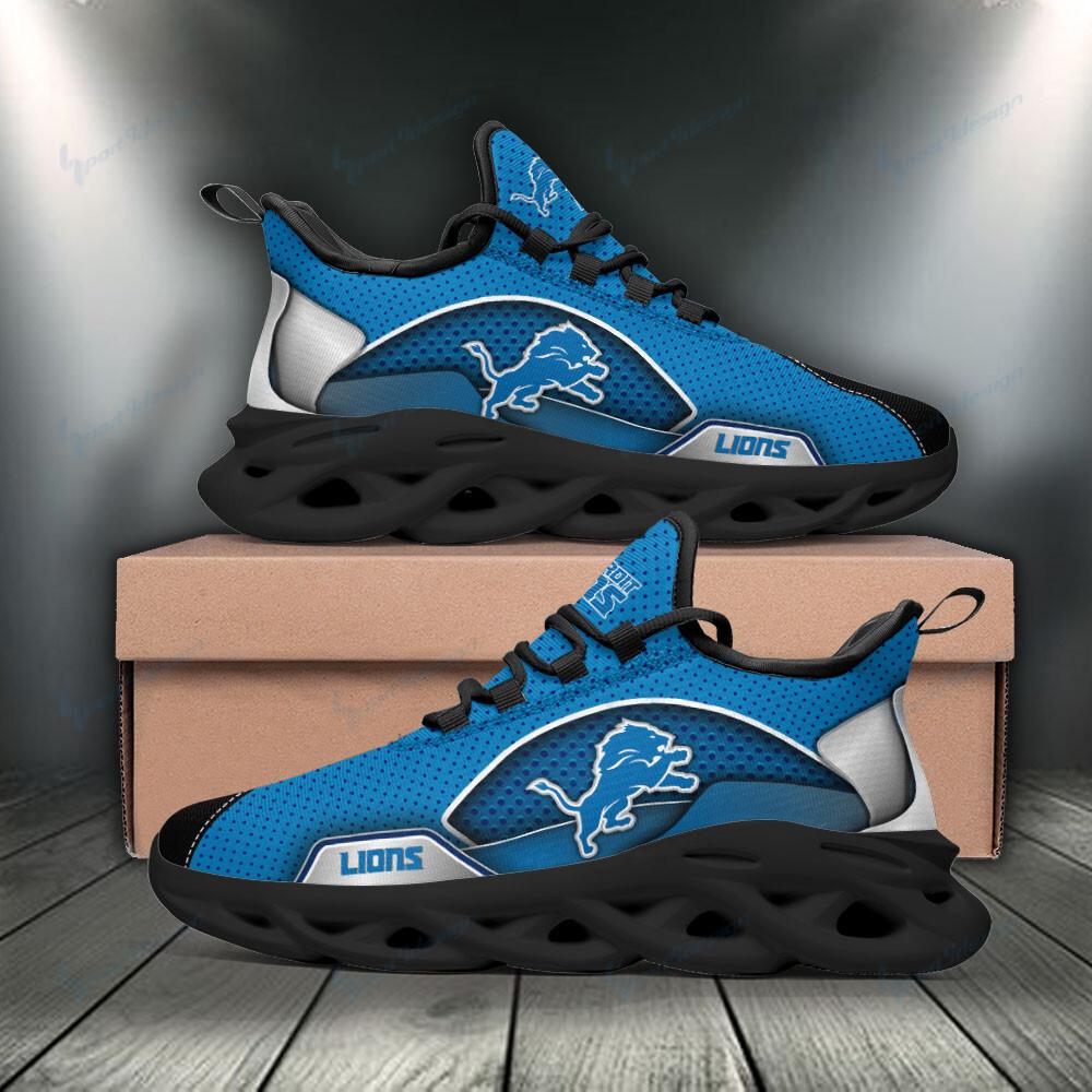 Detroit Lions Max Soul Shoes Sneakers for Men And Women – NFL Football Fan Shoes, Team Sneakers - Image 4