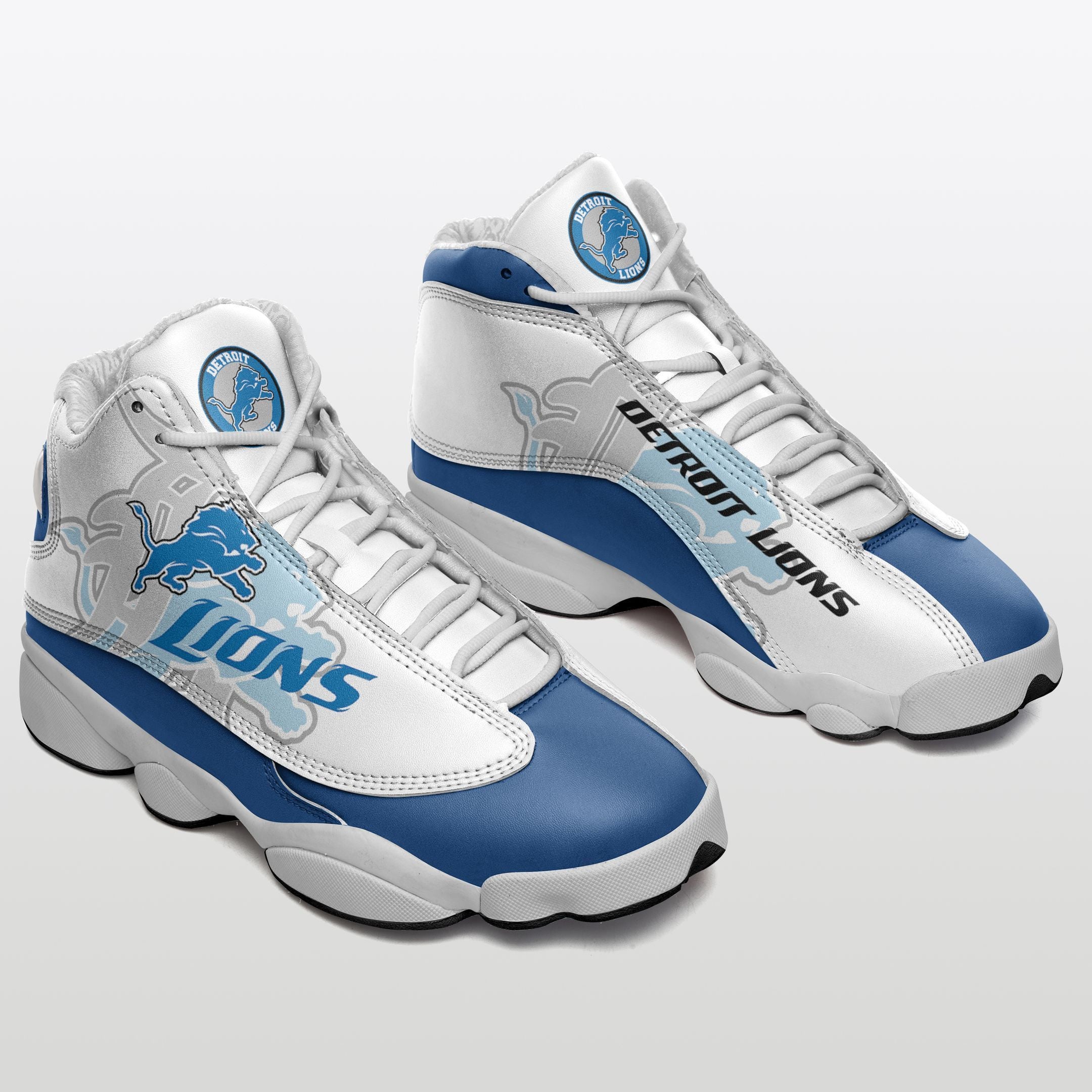 Detroit Lions NFL JD13 Sneakers Shoes for Men & Women | Custom Fan Gift