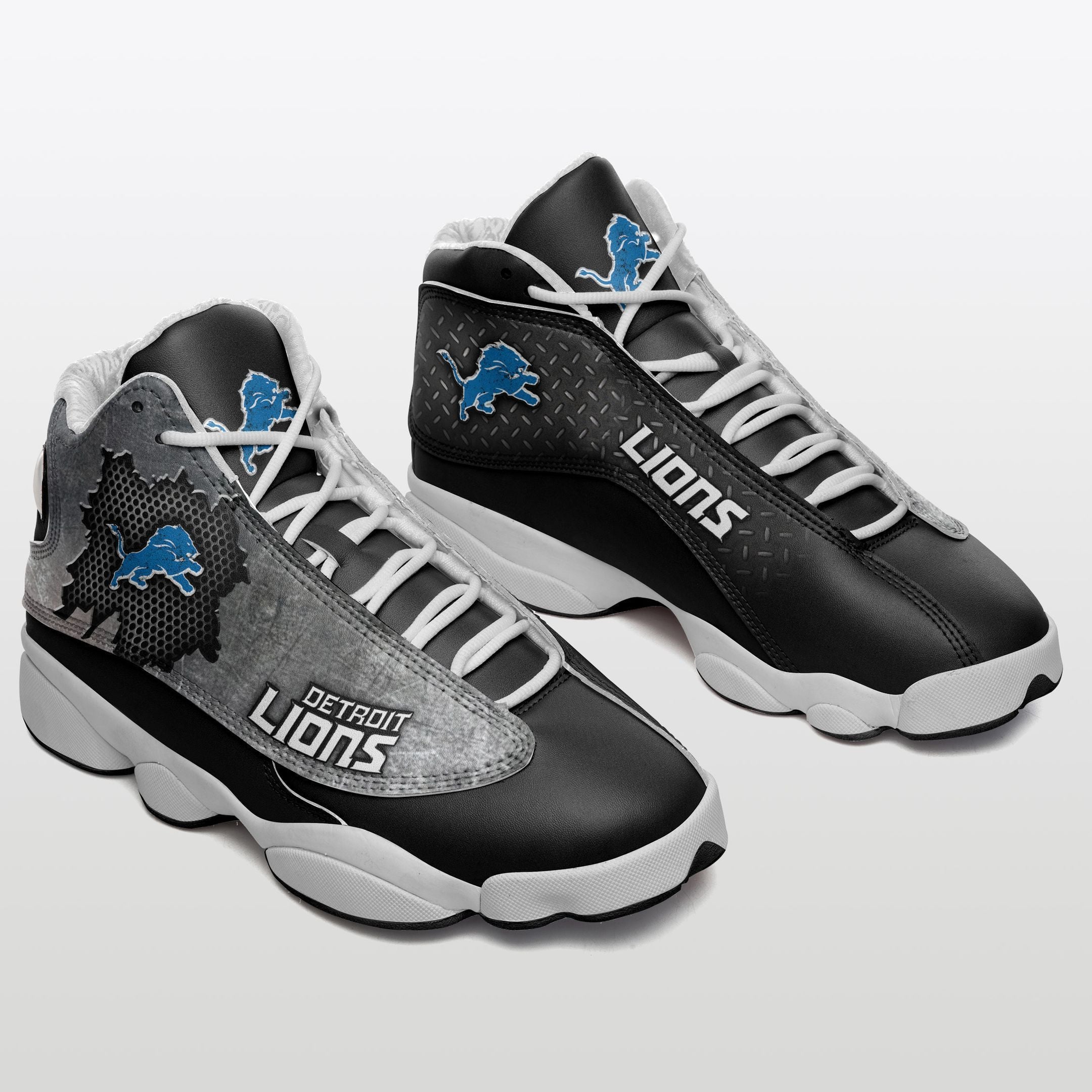 Detroit Lions NFL JD13 Sneakers Shoes for Men & Women | Custom Fan Gift