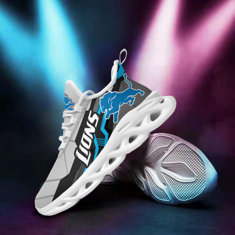 Detroit Lions NFL Max Soul Shoes Sneakers for Men And Women – NFL Football Fan Shoes, Team Sneakers - Image 4