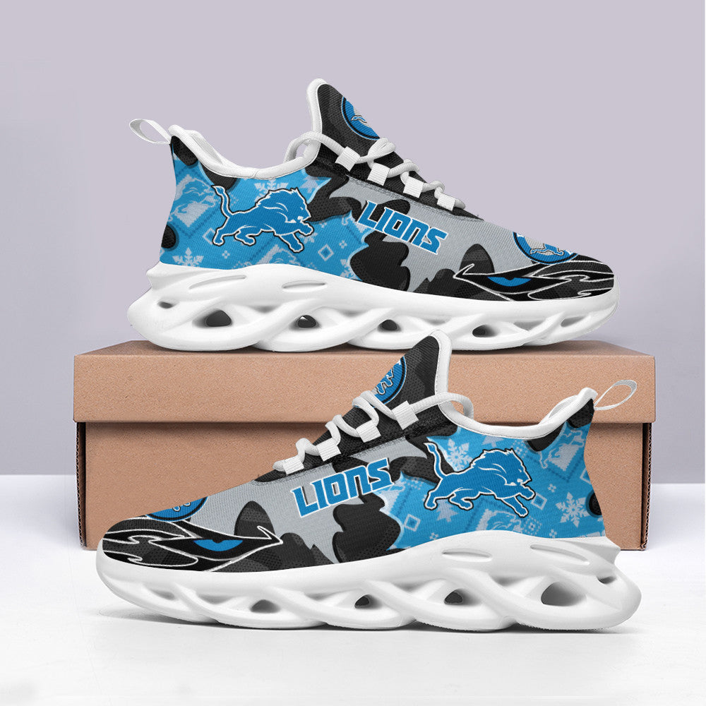 Detroit Lions NFL Max Soul Shoes Sneakers for Men And Women – NFL Football Fan Shoes, Team Sneakers - Image 3