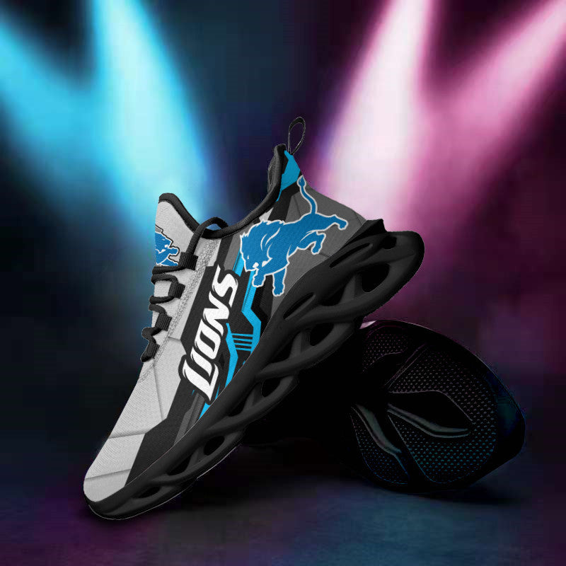 Detroit Lions NFL Max Soul Shoes Sneakers for Men And Women – NFL Football Fan Shoes, Team Sneakers - Image 3