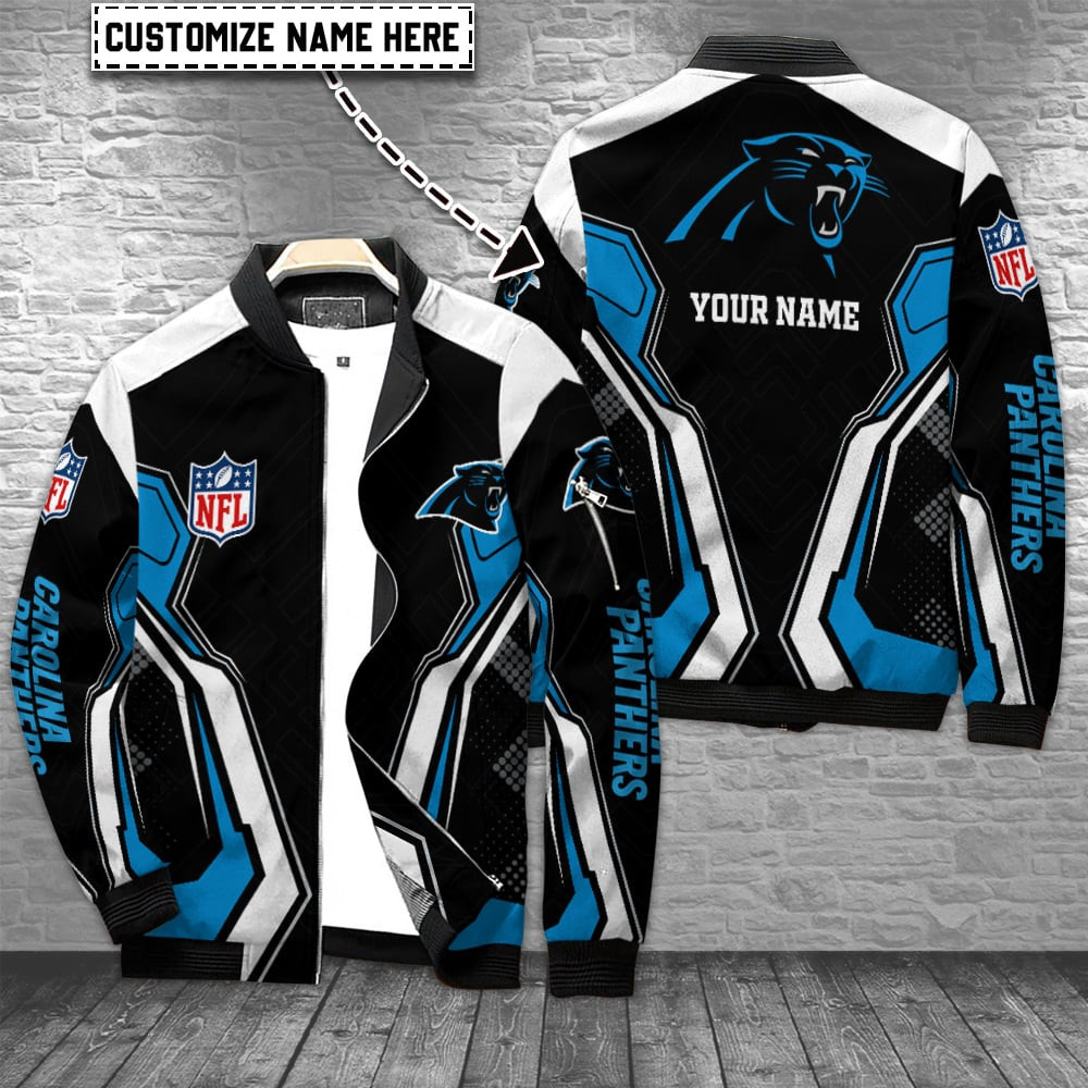 Detroit Lions Personalized Bomber Jacket | NFL Team Jacket for Men & Women | Football Fan Gift