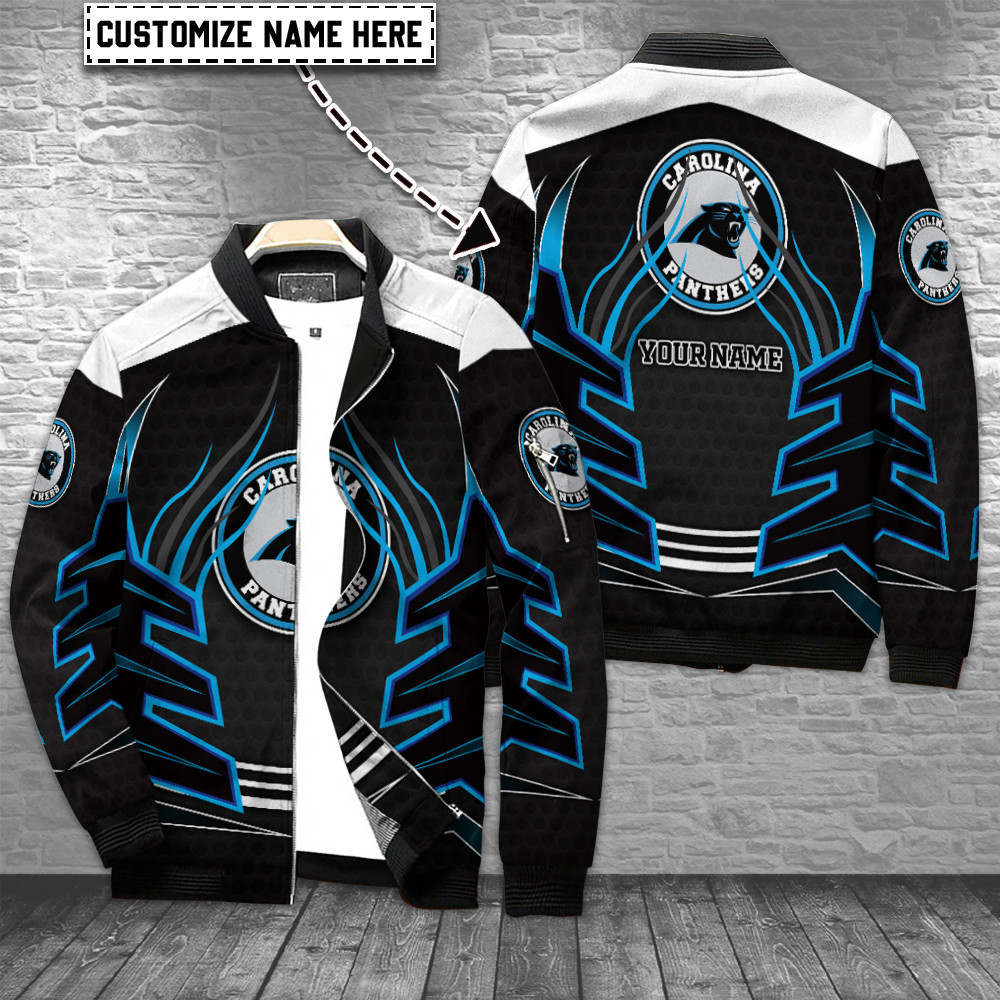 Detroit Lions Personalized Bomber Jacket | NFL Team Jacket for Men & Women | Football Fan Gift