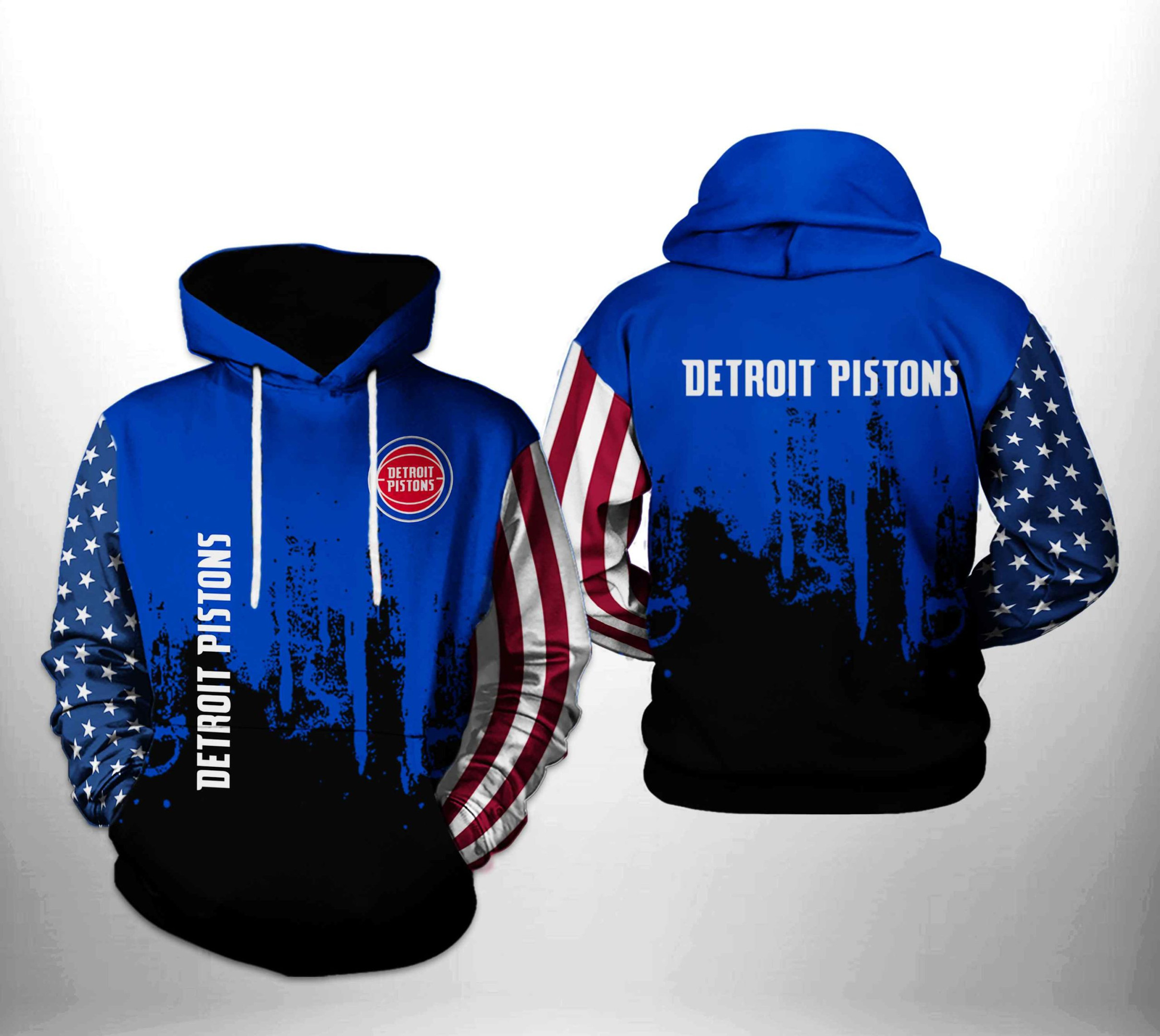 Detroit Pistons NBA Team US 3D All Over Print Hoodie & Zip Hoodie