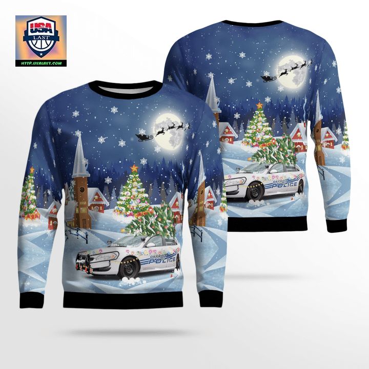 Detroit Police Department Car Christmas Sweater 3D ZC21