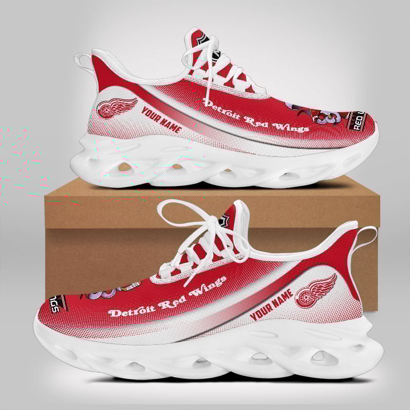 Detroit Red Wings Max Soul Shoes Sneakers for Men And Women – NHL Hockey Fan Shoes, Team Sneakers - Image 6