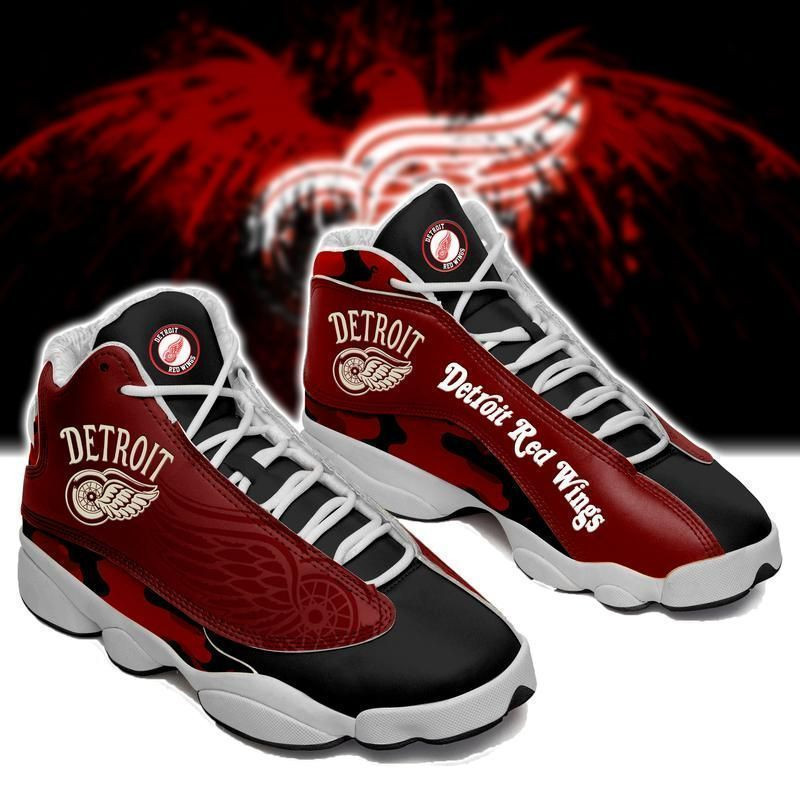 Detroit Red Wings Nhl Teams Football Jd13 Sneaker Shoes