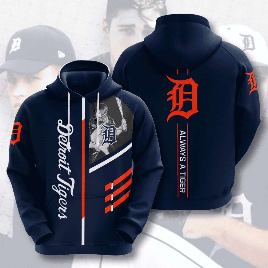 Detroit Tigers 3D All Over Print Hoodie & Zip Hoodie