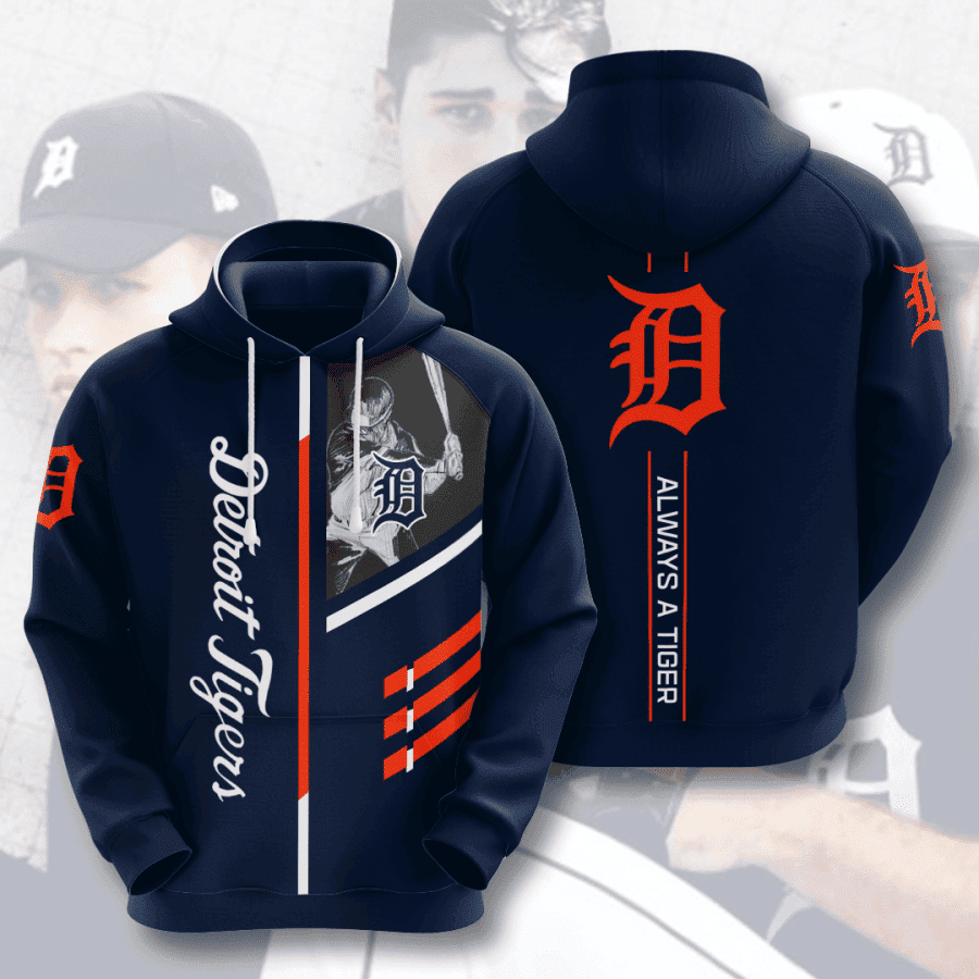 Detroit Tigers 3D All Over Print Hoodie & Zip Hoodie