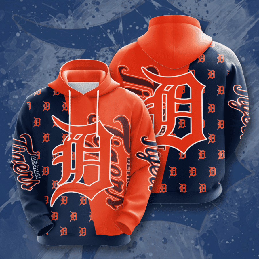 Detroit Tigers 3D All Over Print Hoodie & Zip Hoodie