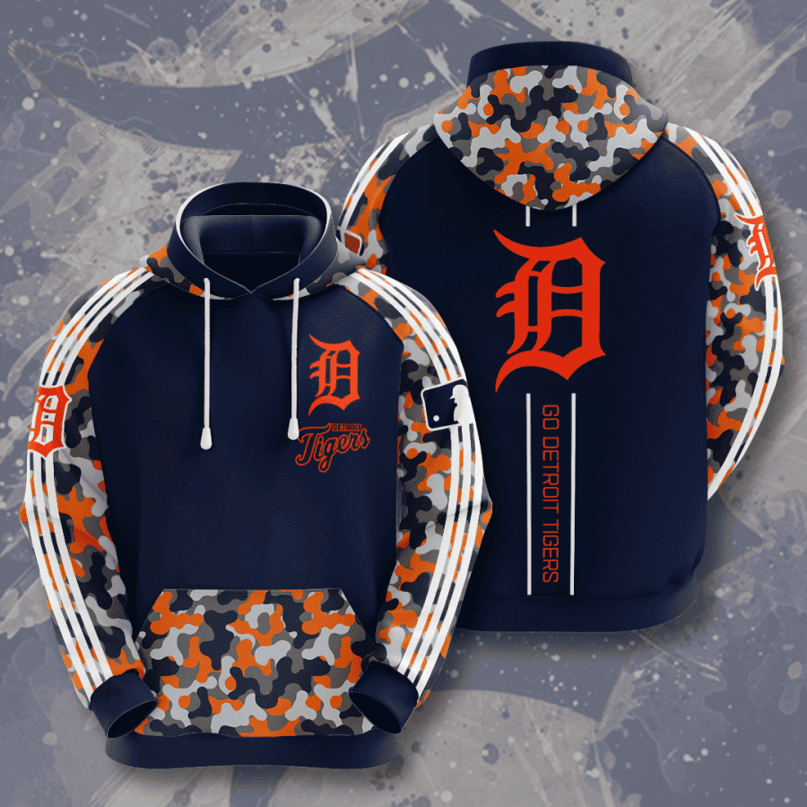 Detroit Tigers 3D All Over Print Hoodie & Zip Hoodie