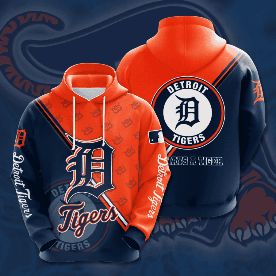 Detroit Tigers 3D All Over Print Hoodie & Zip Hoodie