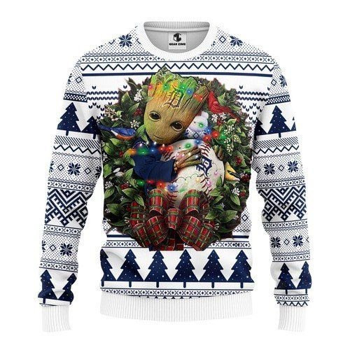 Detroit Tigers Groot Hug For Unisex Ugly Christmas Sweater, Perfect Holiday Gift