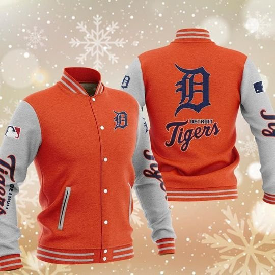 Detroit Tigers Varsity Baseball Jacket for Men & Women | MLB Team Fan Gift