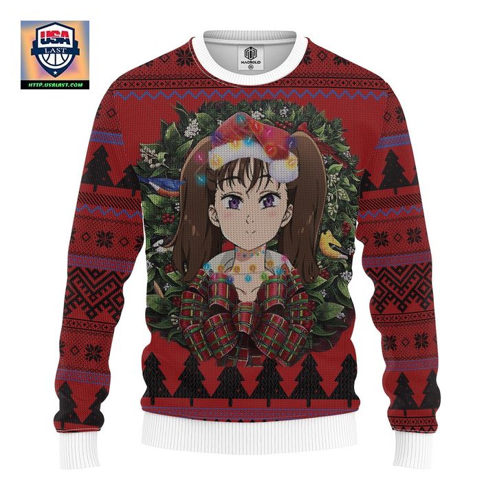 Diana Seven Deadly Sins Mc Ugly Christmas Sweater Thanksgiving Gift
