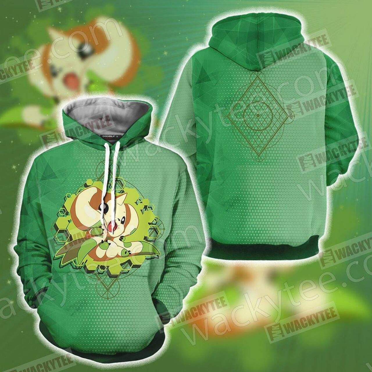 Digimon Terriermon Chibi 3D All Over Print Hoodie & Zip Hoodie