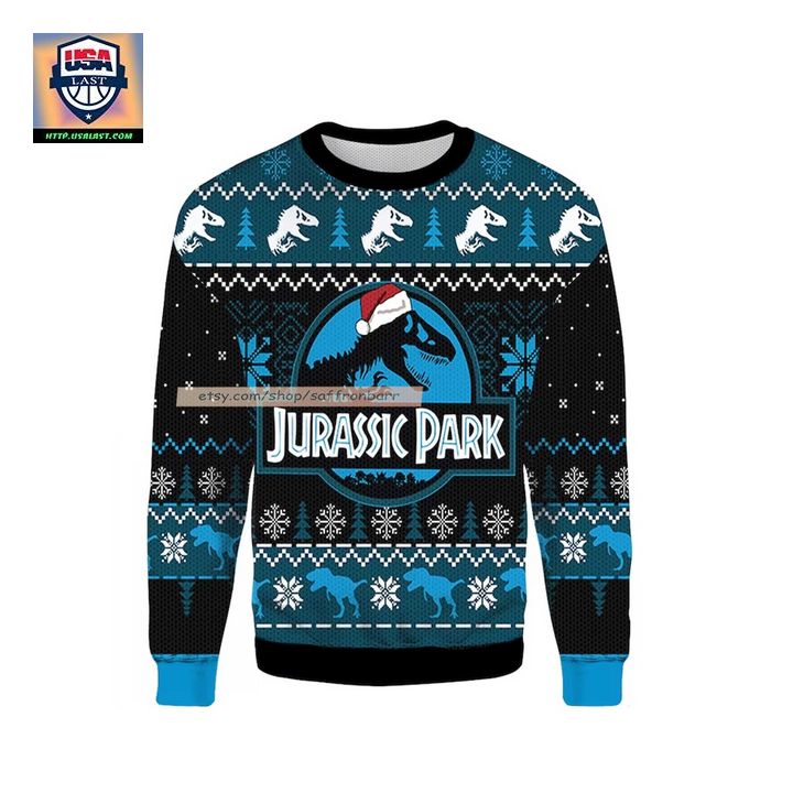 Dinosaur Jurassic Park Ugly 3D Christmas Sweater