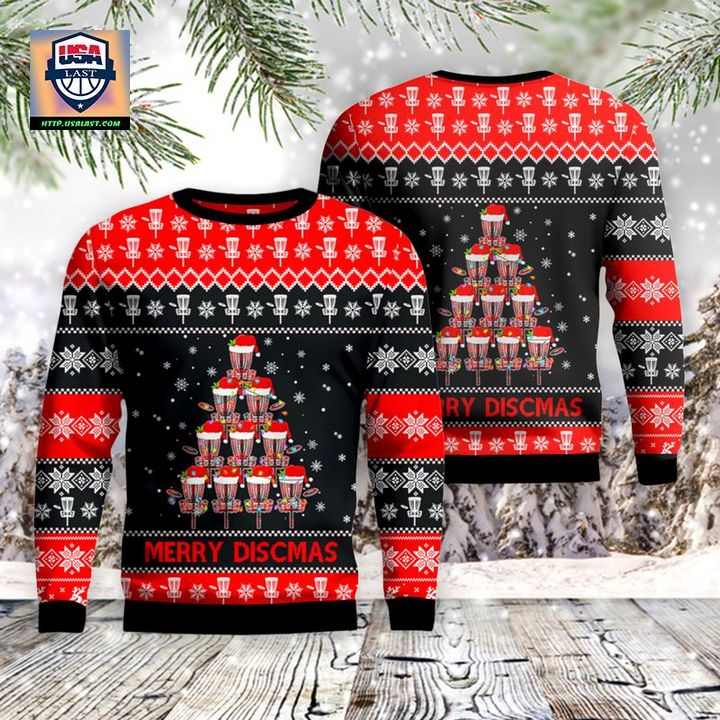 Disc Golf Christmas Sweater 3D