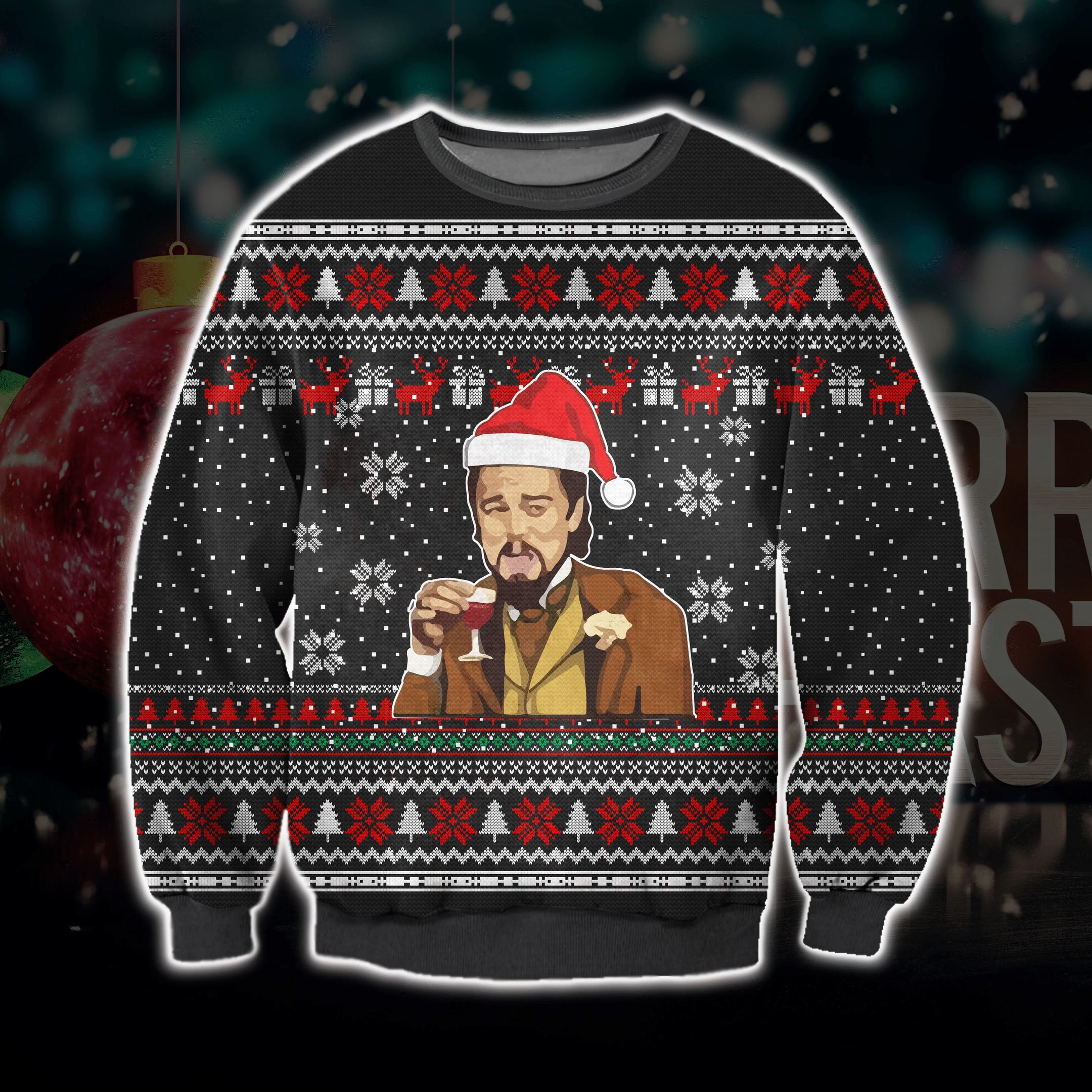 Django Unchained Ugly Christmas Sweater