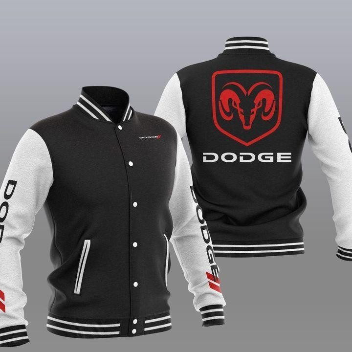 Dodge Color Automobile Baseball Jacket for Men & Women | Vehicle Brand Fan Gift