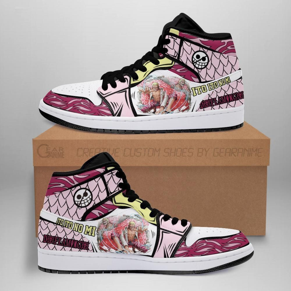 Doflamingo Boots One Piece Anime Shoes Sport Air Jd Sneakers