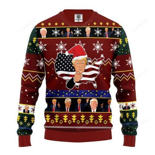 Donald Trump Ugly Christmas Sweater Perfect Holiday Gift