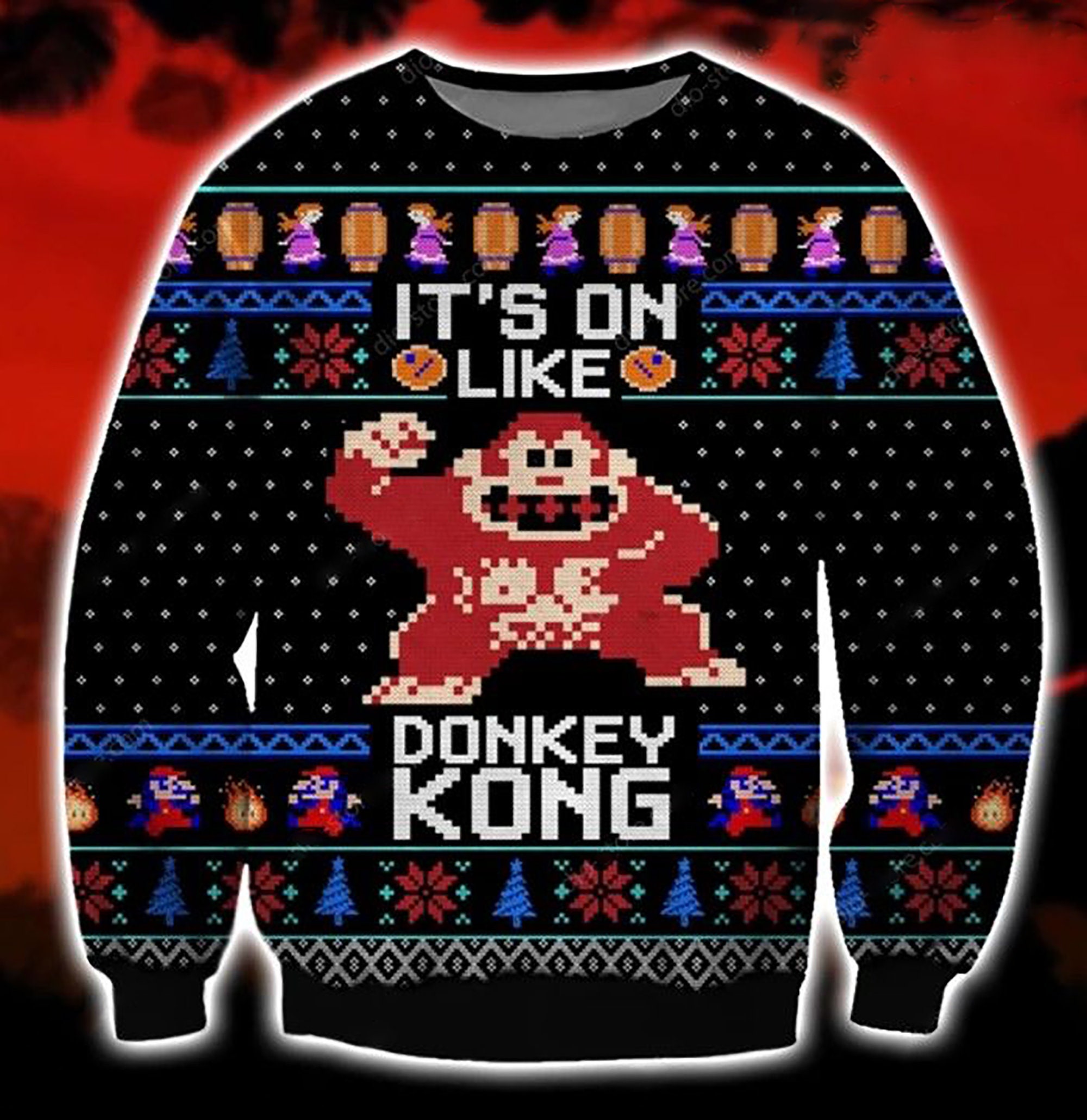Donkey Kong Christmas Ugly Christmas Sweater