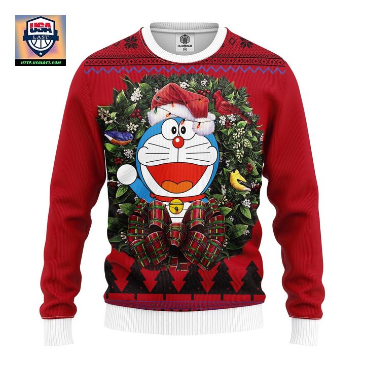 Doraemon Noel Mc Ugly Christmas Sweater Thanksgiving Gift