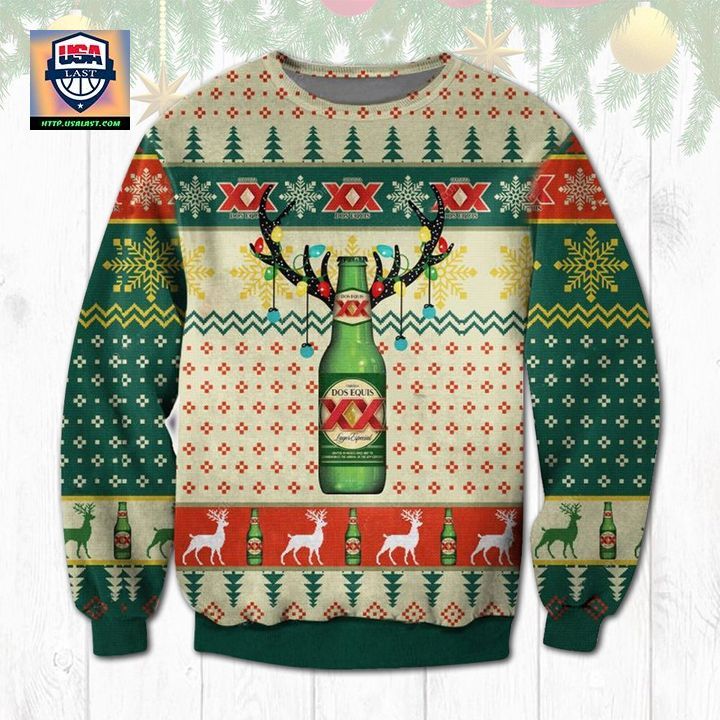 Dos Equis Lager Especial Ugly Christmas Sweater